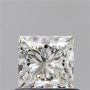 Picture of Natural Diamond 0.60 Carats, Princess with  Cut, I Color, SI2 Clarity and Certified by GIA