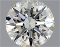 Diamante Natural 0.53 quilates, Redondo , Color I, claridad VVS2 y certificado GIA