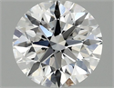 Lab Grown Diamond 1.05 Carats, Round with Ideal Cut, E Color, VS1 Clarity and Certified by IGI