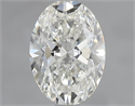 Natural Diamond 1.02 Carats, Oval with  Cut, I Color, VS2 Clarity and Certified by GIA