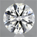 Lab Grown Diamond 2.86 Carats, Round with Ideal Cut, E Color, VS1 Clarity and Certified by IGI