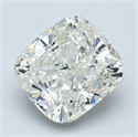 Diamante Natural 1.83 quilates, Del cojín , Color J, claridad VS1 y certificado GIA