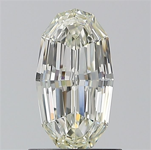 Foto Diamante Natural 1.00 quilates, Ovalado , Color J, claridad VVS1 y certificado GIA de