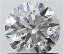 Diamante Natural 0.70 quilates, Redondo , Color G, claridad IF y certificado IGI