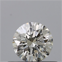 Diamante Natural 0.40 quilates, Redondo , Color K, claridad VVS2 y certificado GIA