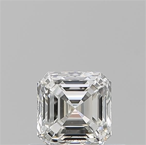 Picture of Natural Diamond 0.51 Carats, Asscher with  Cut, H Color, VS2 Clarity and Certified by GIA