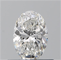 Diamante Natural 0.52 quilates, Ovalado , Color F, claridad VVS1 y certificado GIA