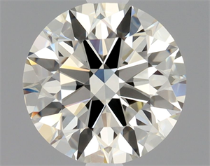 Picture of Natural Diamond 0.82 Carats, Round with Excellent Cut, L Color, IF Clarity and Certified by GIA