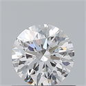Diamante Natural 0.66 quilates, Redondo , Color E, claridad IF y certificado GIA