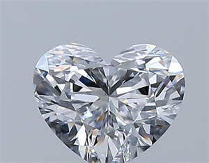 Picture of Natural Diamond 0.36 Carats, Heart with  Cut, D Color, VVS1 Clarity and Certified by GIA