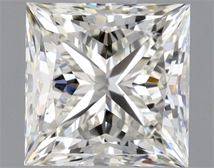 Picture of Natural Diamond 1.02 Carats, Princess with  Cut, J Color, VS2 Clarity and Certified by GIA