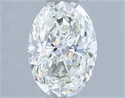 Natural Diamond 1.20 Carats, Oval with  Cut, H Color, IF Clarity and Certified by IGI