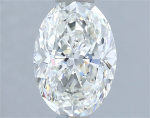 Picture of Natural Diamond 1.20 Carats, Oval with  Cut, H Color, IF Clarity and Certified by IGI