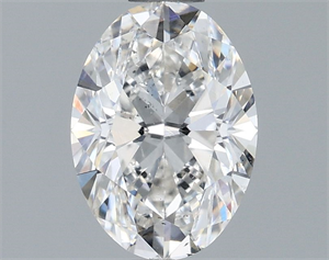 Picture of Natural Diamond 1.30 Carats, Oval with  Cut, G Color, SI1 Clarity and Certified by GIA