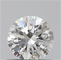 Natural Diamond 0.50 Carats, Round with Excellent Cut, H Color, VVS2 Clarity and Certified by GIA