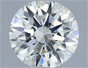 Natural Diamond 0.49 Carats, Round with Excellent Cut, I Color, VVS2 Clarity and Certified by IGI