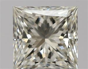 Picture of Natural Diamond 0.82 Carats, Princess with  Cut, K Color, VS2 Clarity and Certified by GIA