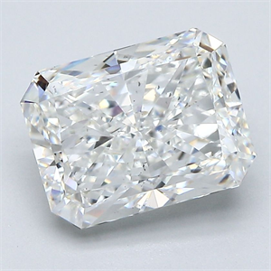 Picture of Natural Diamond 3.52 Carats, Radiant with  Cut, G Color, SI1 Clarity and Certified by GIA