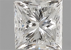 Picture of Natural Diamond 1.22 Carats, Princess with  Cut, H Color, SI1 Clarity and Certified by GIA