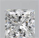 Diamante Natural 1.06 quilates, Princesa , Color I, claridad VVS1 y certificado GIA