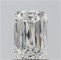 Natural Diamond 1.01 Carats, Radiant with  Cut, H Color, VS1 Clarity and Certified by GIA