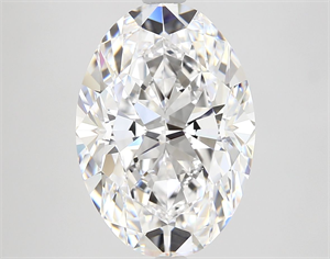Picture of Natural Diamond 4.01 Carats, Oval with  Cut, D Color, IF Clarity and Certified by GIA