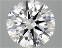 Lab Grown Diamond 3.05 Carats, Round with Ideal Cut, F Color, VVS2 Clarity and Certified by IGI