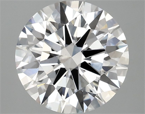 Picture of Lab Grown Diamond 3.05 Carats, Round with Ideal Cut, F Color, VVS2 Clarity and Certified by IGI