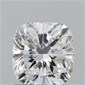Diamante Natural 1.03 quilates, Del cojín , Color G, claridad VVS2 y certificado GIA