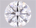 Lab Grown Diamond 1.51 Carats, Round with Ideal Cut, D Color, IF Clarity and Certified by IGI