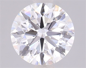 Picture of Lab Grown Diamond 1.51 Carats, Round with Ideal Cut, D Color, IF Clarity and Certified by IGI