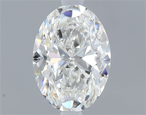 Foto Diamante Natural 0.46 quilates, Ovalado , Color F, claridad VS2 y certificado GIA de