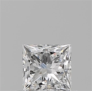 Picture of Natural Diamond 0.50 Carats, Princess with  Cut, D Color, VS1 Clarity and Certified by GIA
