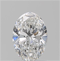Natural Diamond 1.01 Carats, Oval with  Cut, E Color, VS2 Clarity and Certified by GIA