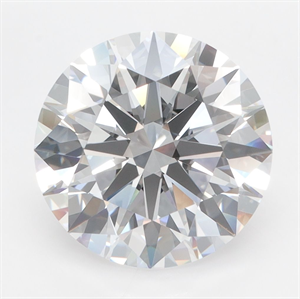 Picture of Lab Grown Diamond 5.07 Carats, Round with Ideal Cut, D Color, IF Clarity and Certified by IGI