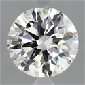 Lab Grown Diamond 2.25 Carats, Round with Ideal Cut, G Color, VS2 Clarity and Certified by IGI