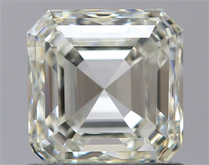 Foto Diamante Natural 1.02 quilates, Asscher , Color M, claridad VVS1 y certificado GIA de