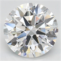 Lab Grown Diamond 3.22 Carats, Round with Ideal Cut, D Color, VVS1 Clarity and Certified by IGI