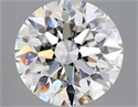 Natural Diamond 0.90 Carats, Round with Excellent Cut, G Color, SI1 Clarity and Certified by GIA
