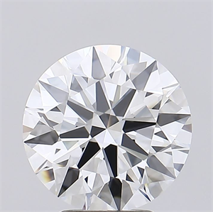 Picture of Lab Grown Diamond 4.08 Carats, Round with Ideal Cut, E Color, IF Clarity and Certified by IGI