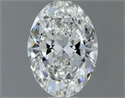 Natural Diamond 0.70 Carats, Oval with  Cut, G Color, IF Clarity and Certified by GIA