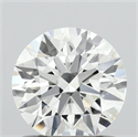 Del inventario de diamantes de laboratorio, 1.02 quilates, Redondo , Color F, claridad VVS2 y certificado IGI