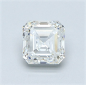 Natural Diamond 1.01 Carats, Asscher with  Cut, G Color, VS1 Clarity and Certified by GIA