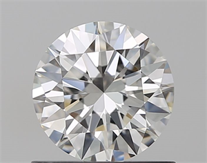 Picture of Natural Diamond 0.73 Carats, Round with Excellent Cut, H Color, VS1 Clarity and Certified by GIA