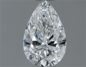 Foto Diamante Natural 0.50 quilates, De pera , Color F, claridad SI2 y certificado GIA de