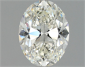 Natural Diamond 0.90 Carats, Oval with  Cut, I Color, VVS1 Clarity and Certified by GIA