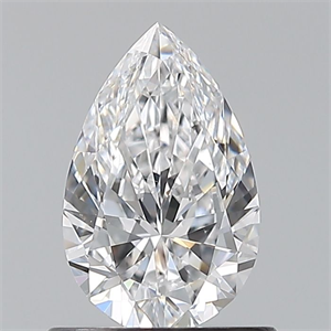 Picture of Natural Diamond 0.74 Carats, Pear with  Cut, D Color, VS1 Clarity and Certified by GIA