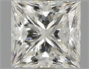 Natural Diamond 1.02 Carats, Princess with  Cut, J Color, VS1 Clarity and Certified by GIA
