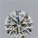 Natural Diamond 0.40 Carats, Round with Excellent Cut, I Color, SI1 Clarity and Certified by IGI