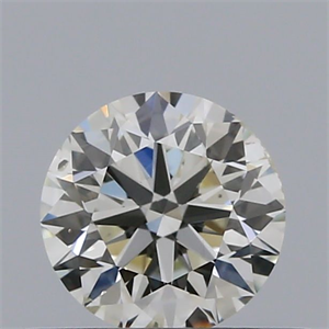 Picture of Natural Diamond 0.40 Carats, Round with Excellent Cut, I Color, SI1 Clarity and Certified by IGI